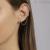 Women's ear cuff in 925 silver Mabina with light point 563655