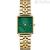 Rosefield Boxy XS Emerald BEGSG-Q050 steel women's only time watch