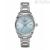 Tissot PR 100 women's watch, turquoise background, 34 mm T150.210.11.351.00, 316L steel case
