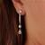 Affinity Brosway earrings with white zircons and pearls BFF194