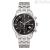 Bulova Sutton Chrono black men's chronograph watch 96B412 steel