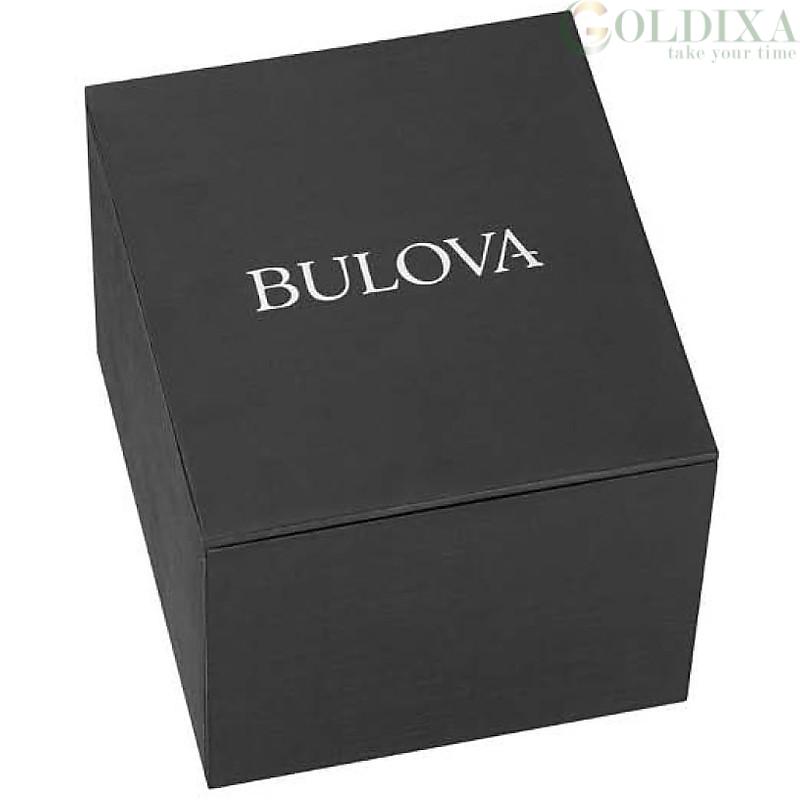 Watches: Bulova Sutton Chrono 98B409 men's chronograph watch with leather  strap