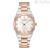 Bulova Surveyor mother-of-pearl time-only women's watch with diamonds 96P242
