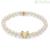 Miluna women's bracelet with pearls and butterfly Gold 925 silver PBR3502G-TPZ