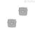 Emporio Armani men's square cufflinks in steel EGS2989040