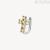 Orecchino donna croce Brosway Fancy FEY10 Argento 925 e zirconi gialli