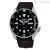 Seiko 5 Sports automatic men's watch, black SRPD55K2, steel, leather strap