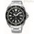 Seiko Prospex King Samurai SRPE35K1 steel black background men's watch