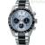 Seiko Speedtimer Solar Chronograph Limited Edition SSC909P1 steel men's watch with light blue mirrored background