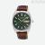 Seiko Classic time only men's watch green SUR449P1 leather strap