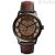 Fossil Townsman automatic men's watch, brown ME3098 leather strap