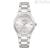 Bulova Lady automatic women's watch, gray 96L318, steel case and bracelet