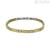 Zancan Hi-Teck men's bracelet in golden steel UHB040