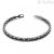 Zancan men's bracelet in steel and black ceramic UHB118 bike chain links
