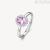 Brosway Kate Fancy women's ring 925 silver with pink zircons FVP73C size. 14