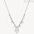 Brosway Chakra BHKN100 316L steel women's necklace with mystical elements and white pendant zircons.