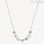 Brosway Symphonia women's necklace in 316L steel with white crystals BYM161