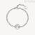 Brosway Chakra BHKE143 316L steel tree of life women's chain bracelet.