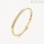 Brosway WITHYOU women's rigid bracelet, golden 316L steel BWY57