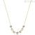 Brosway Symphonia women's necklace in gold 316L steel with white crystals BYM162
