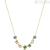 Brosway Symphonia women's necklace in golden 316L steel with multicolor crystals BYM164