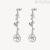 Brosway Chakra women's pendant earrings BHKE146 316L steel with tree of life and white zircons.