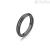 Brosway Knocker BKC33C men's ring in satin black PVD steel size 23
