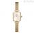 Daniel Wellington Quadro Mini time only women's watch, golden Champagne background DW00100656 316L steel