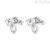 Brosway Symphonia women's earrings in 316L steel with white crystals BYM176