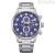 Citizen Nautic Chrono CA0860-80L men's chronograph watch with steel blue background