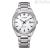 Citizen Metropolitan BM7620-83A time-only unisex watch, white steel background