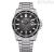 Eco Drive Citizen Marine AW1816-89E men's only time watch, black steel background