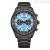 Citizen Rescue Chrono CA4605-85L men's chronograph watch, blue background, black steel