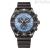 Citizen Sport Chrono AT2567-18L men's chronograph watch, blue background, black steel