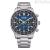 Citizen Aviator Chrono CA4500-91L men's chronograph watch with steel blue background