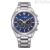 Citizen Metropolitan Chrono CA4590-81L men's chronograph watch with steel blue background