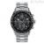 Breil Tyler TW2057 men's chronograph watch in steel, black background
