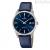 Festina Classic time only men's watch with blue background F20512/3 steel with leather strap