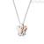 Letter P women's necklace Roberto Giannotti 925 silver with zircons GIA500P Alphabet of Angels
