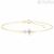 9Kt Yellow Gold women's bracelet with zircons Stroili Claire 1428422