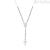 Women's tennis rosary necklace in 925 silver Amen with white zircons CLCRMIBBZ4