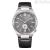 Citizen Tsuyosa automatic men's watch, gray leather strap NK5010-01H, steel case, small seconds