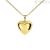 Stroili Lady Code women's golden rounded heart necklace in steel 1691133