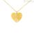 Stroili Lady Code women's golden pleated heart necklace in steel with crystals 1691401