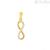 Stroili Beverly women's infinity pendant in 9Kt yellow gold with zircons 1429248