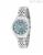 Liu Jo Deluxe women's only time watch with green background TLJ2257 steel with crystals