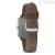 Bulova Frank Lloyd Wright square men's watch Limited Edition 96A314 steel with leather strap