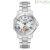 Bulova Marine Star automatic women's watch with mother of pearl background 96L326, steel case and bracelet