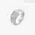Brosway Bullet men's signet ring BUL68C polished and satin 316L steel size 23