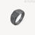 Brosway Bullet men's signet ring BUL69B 316L PVD steel, shiny and satin black, size 21